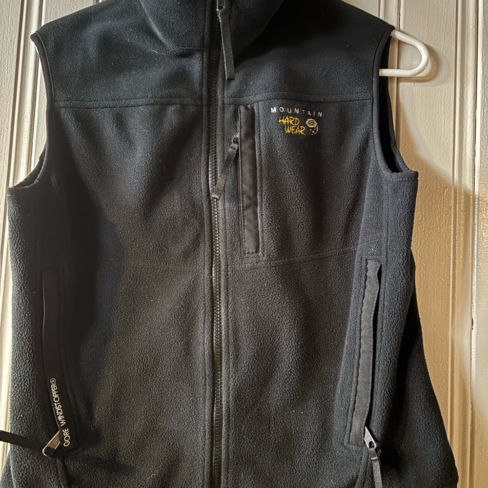 Mountain Hardwear Black Windstopper Vest